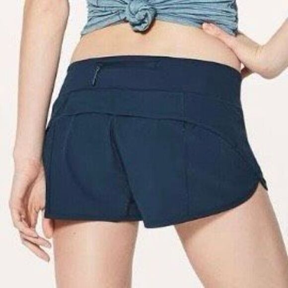 Lululemon Speed Short 4 Way Stretch Jaded Size 8 - Picture 3 of 10